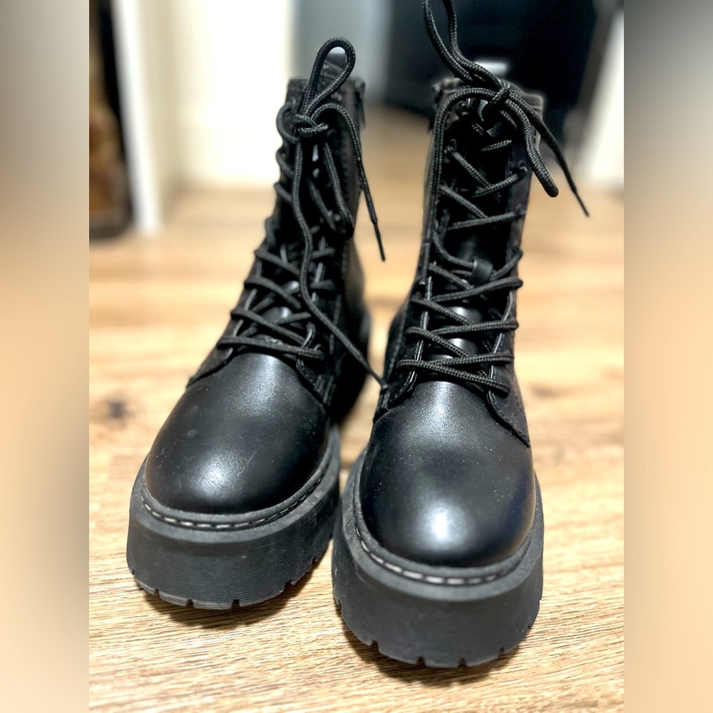 Platform Combat Boots